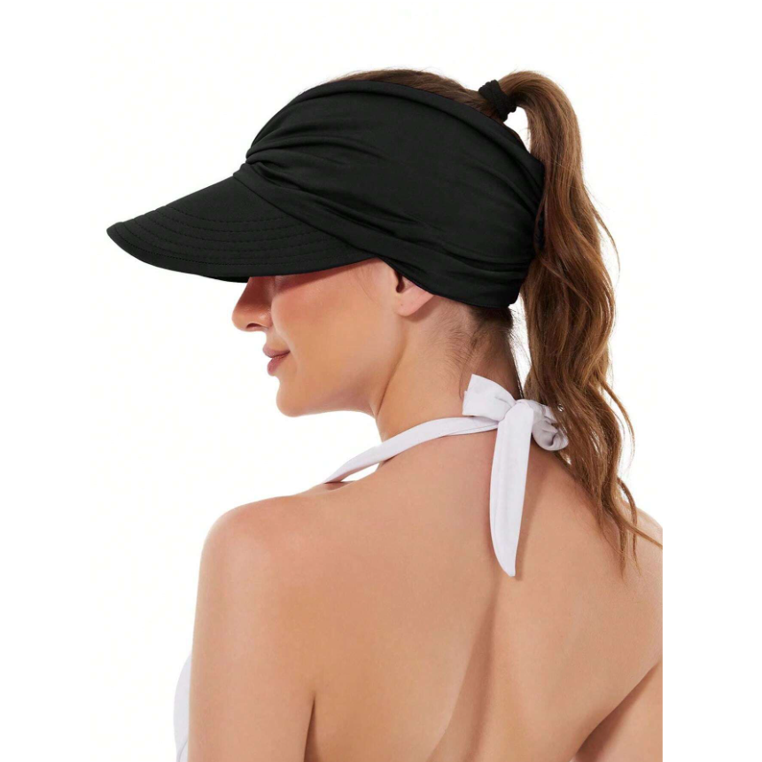 Backless Cap with UV Protection - Black 1 Unit