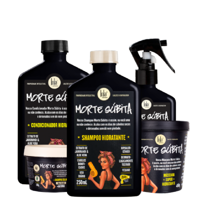 LOLA - Drop Dead Kit - Morte Súbita Moisturizing Shampoo, Solid Shampoo, Conditioner, Mask and Total Repair Spray