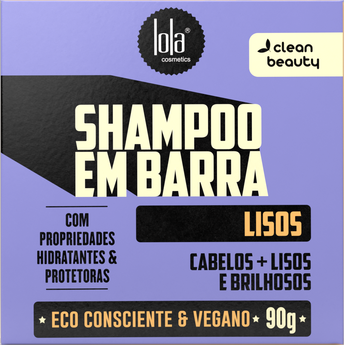 LOLA - Em Barra - Solid Shampoo for Straight Hair 90g